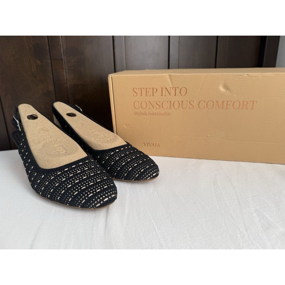 NWT Almond-Toe Slingback Wedge Sandals (Tamia Slingback Wedge Pro) Women Size 9 - Picture 1 of 6